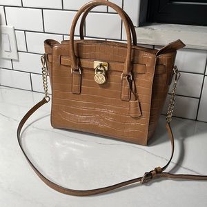 Michael Kors Large Tote Purse Alligator Print